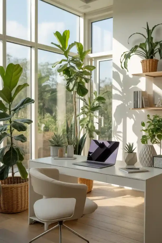 Add Greenery for Freshness and Energy