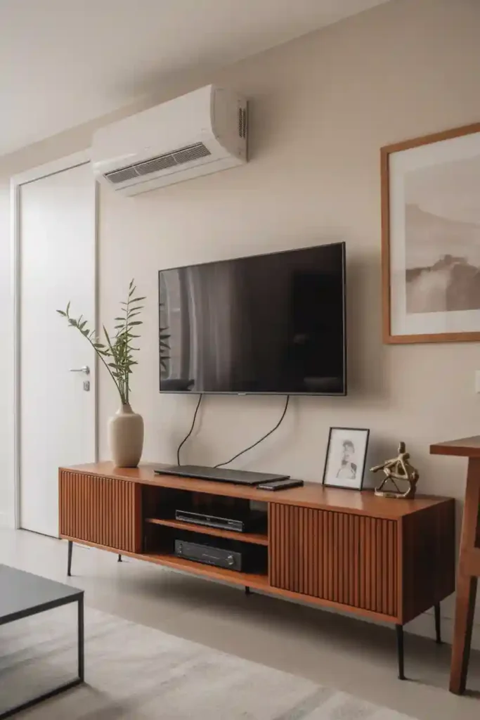 Choose a Sleek Media Console to Reduce Clutter