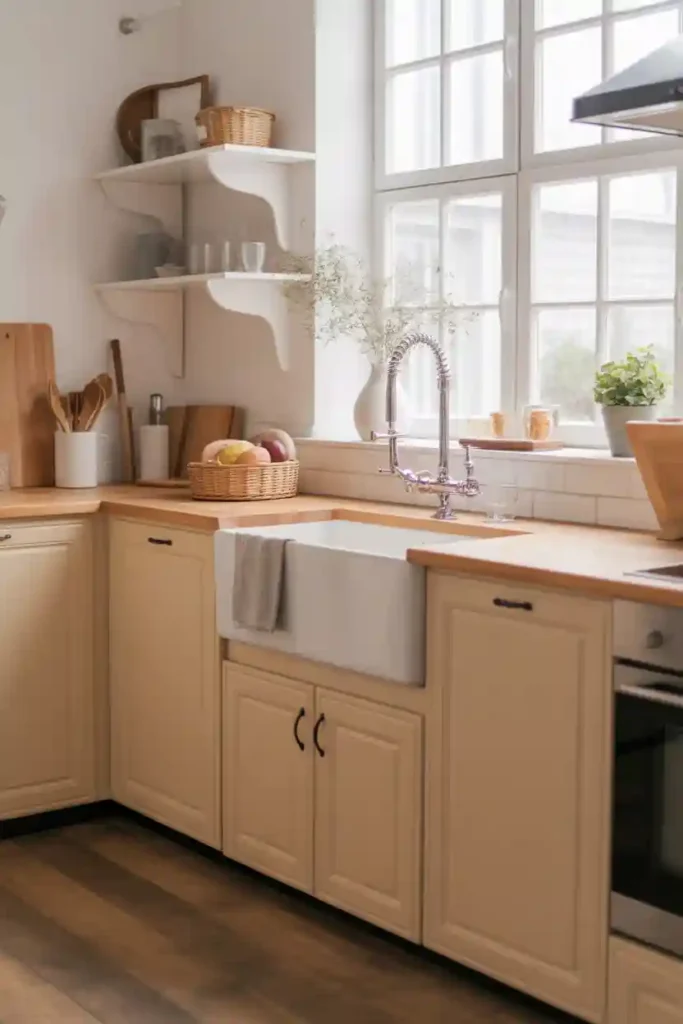 . Design a Welcoming Farmhouse Kitchen