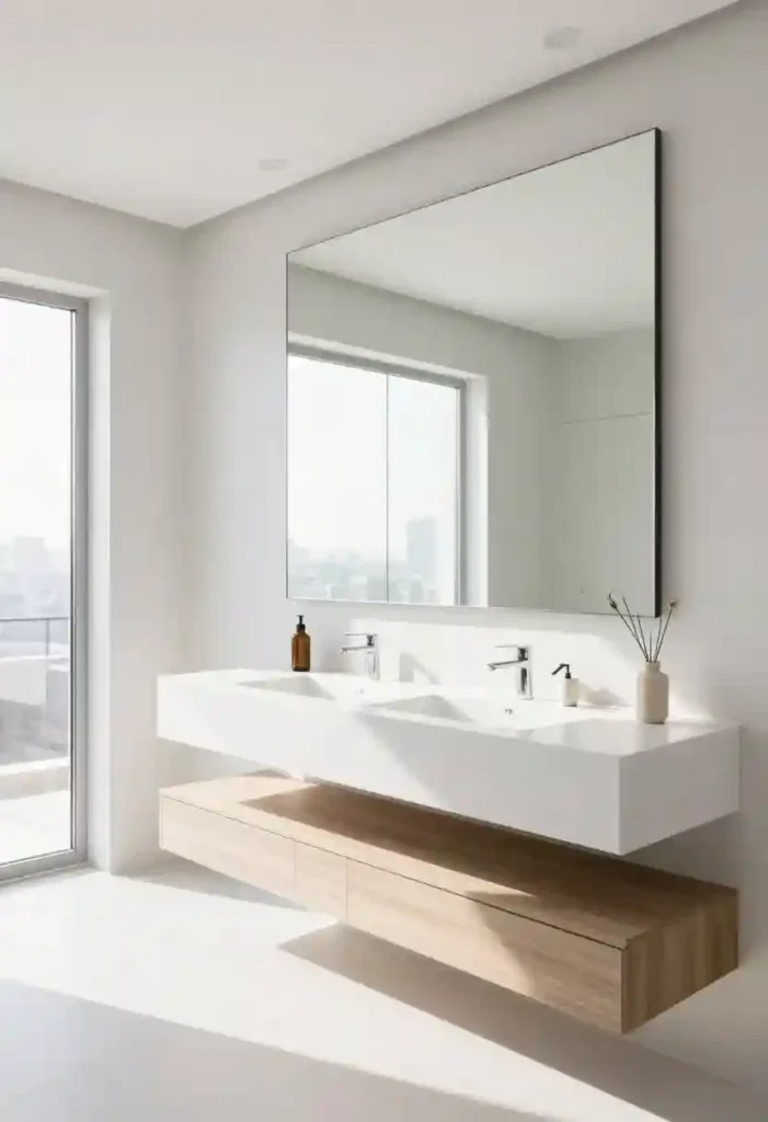 Floor-to-Ceiling Mirror Panel