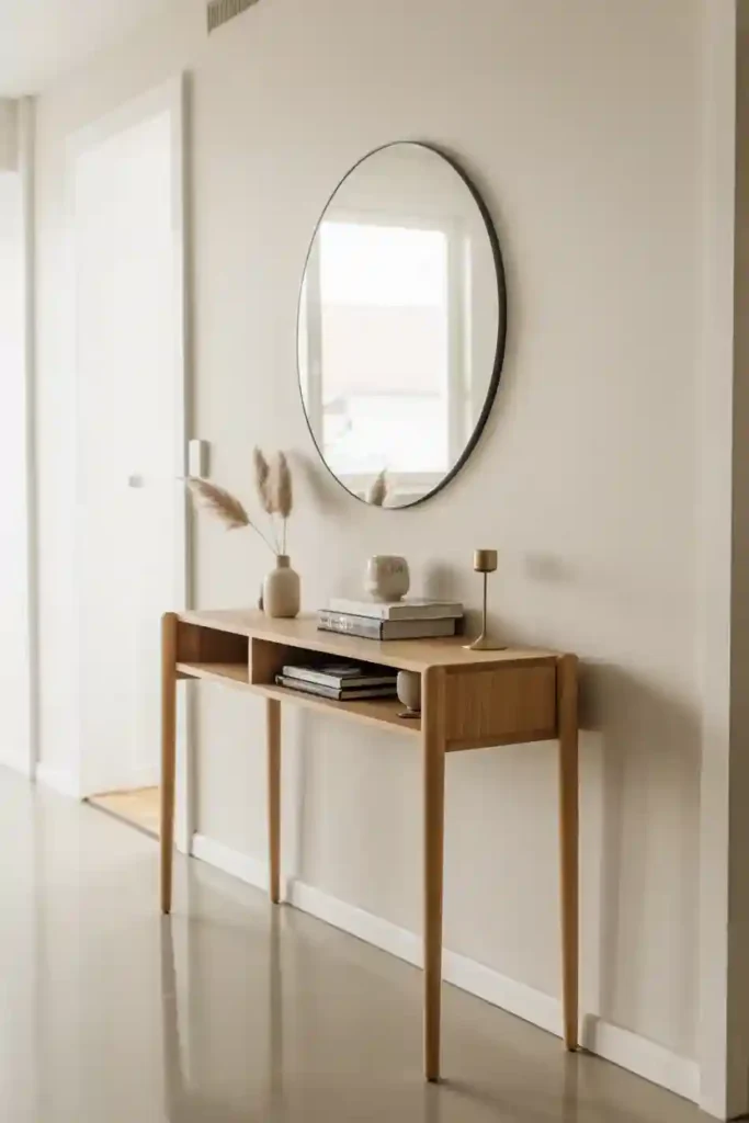 Keep Decor Low for Narrow Spaces