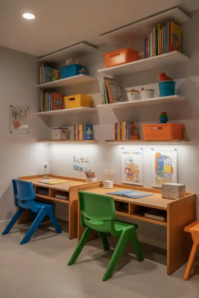 Kids Homework and Study Basement