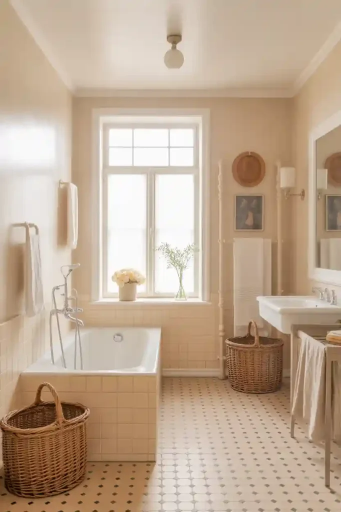 Soft Beige and White for Timeless Elegance