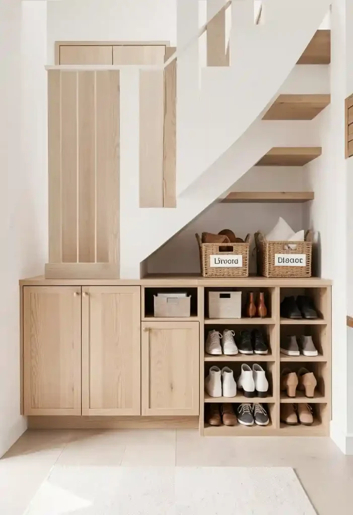Under-Stair Entry Storage