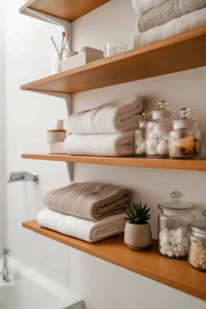 Use Open Shelving for Display and Storage