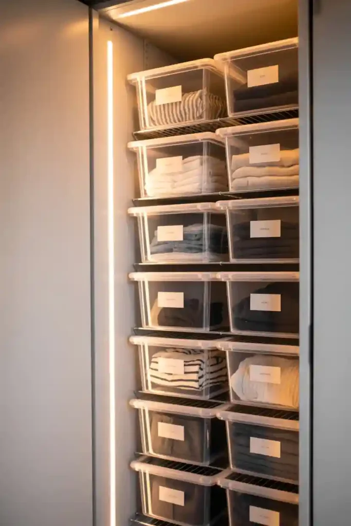 Use Stackable Storage Bins