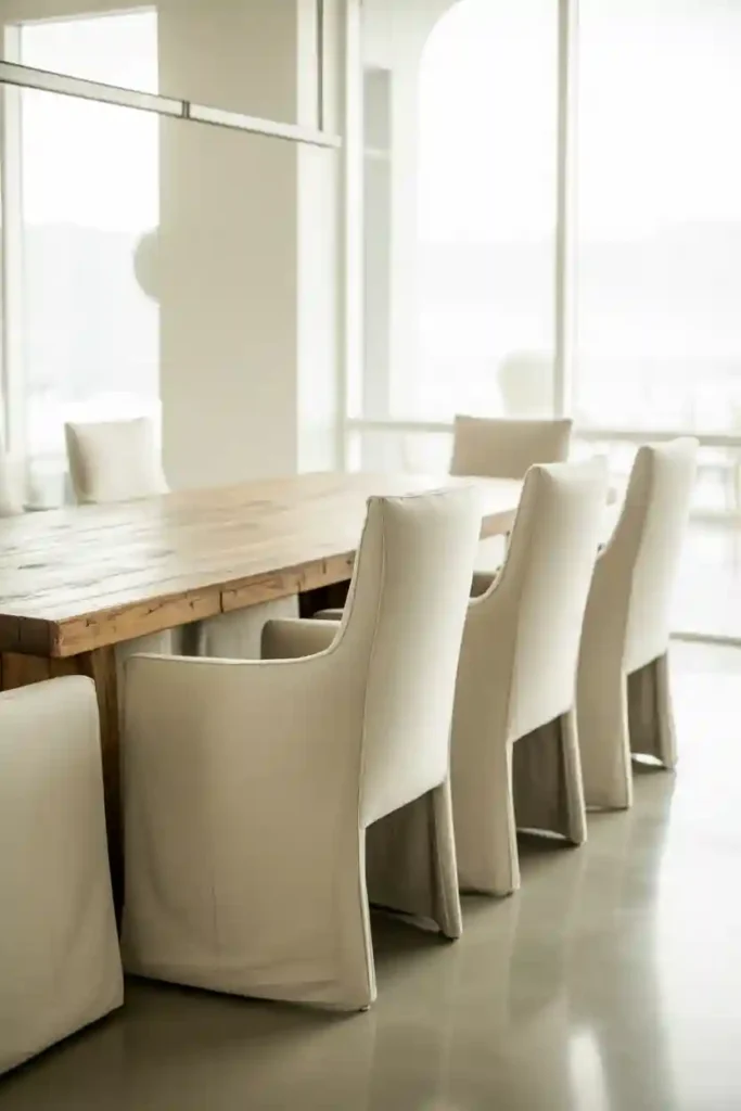 Wide Seat Dining Chairs