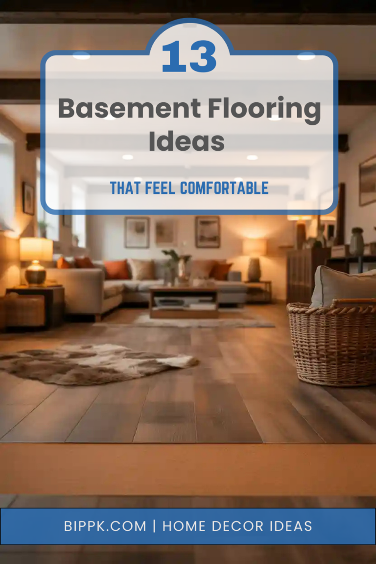 13 Basement Flooring Ideas That Feel Comfortable