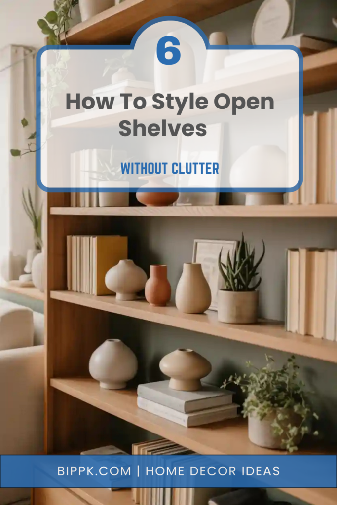 How To Style Open Shelves