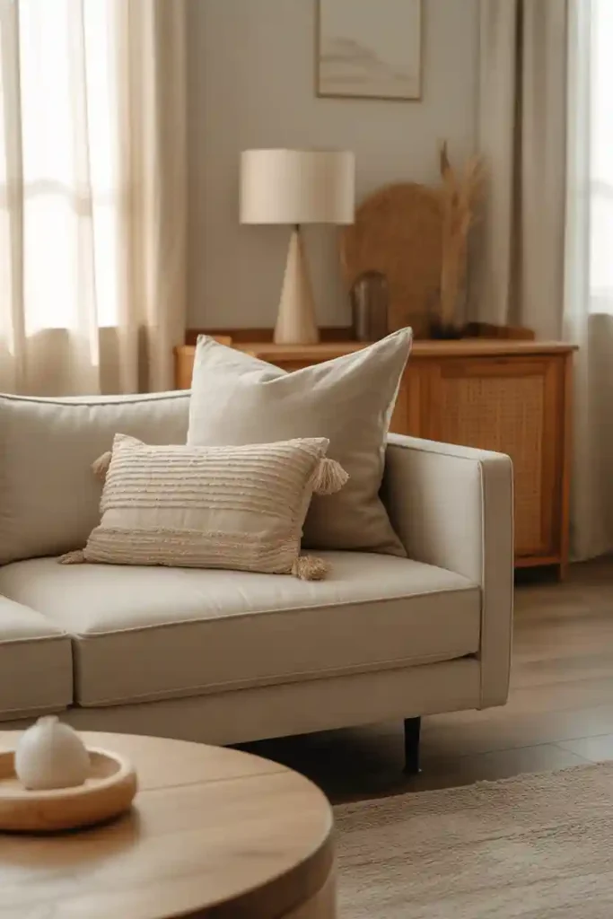 Layered Linen Upholstery