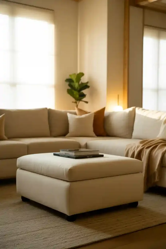 Storage Ottoman Coffee Table