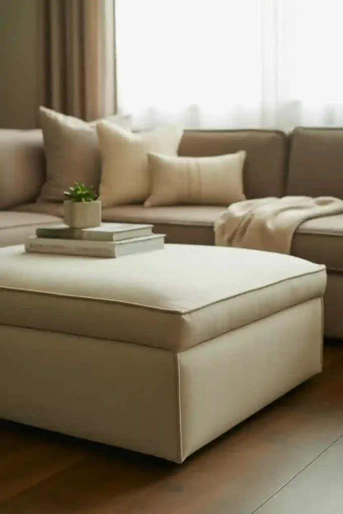 Storage Ottoman Coffee Table