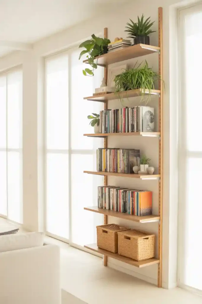 Vertical Wall Shelving for Maximum Storage