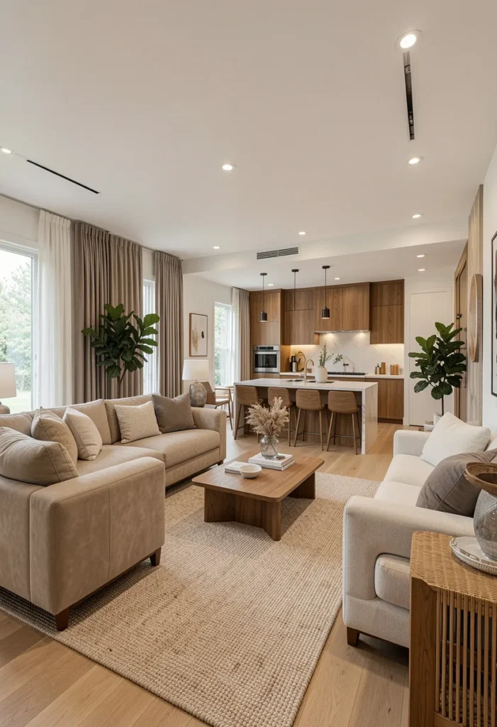 Create Visual Flow Between Rooms