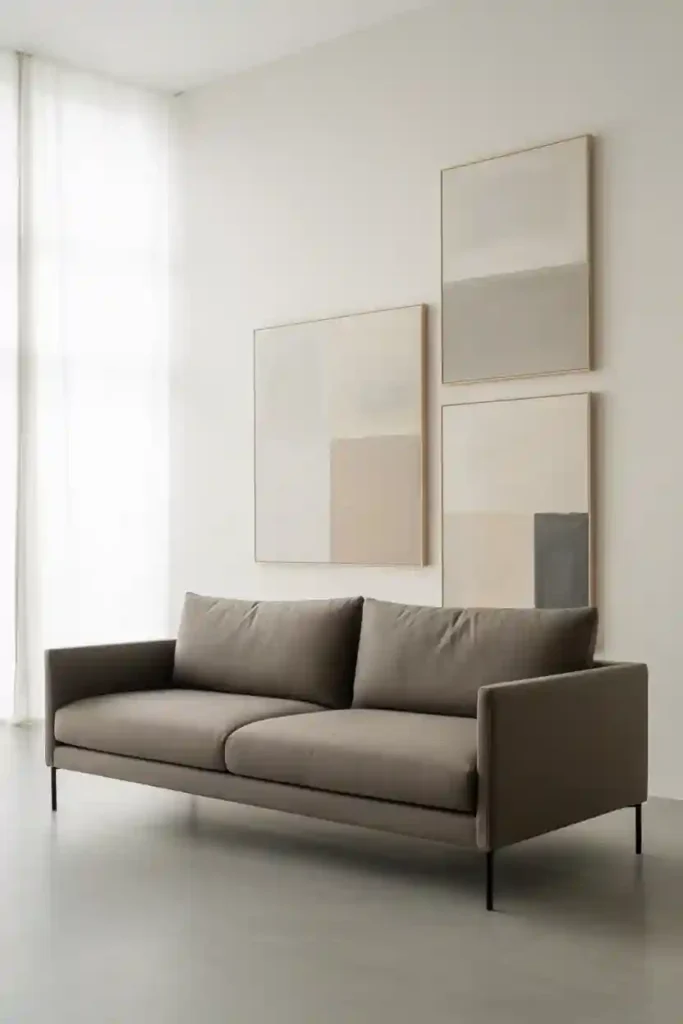 Asymmetrical Minimal Art Placement