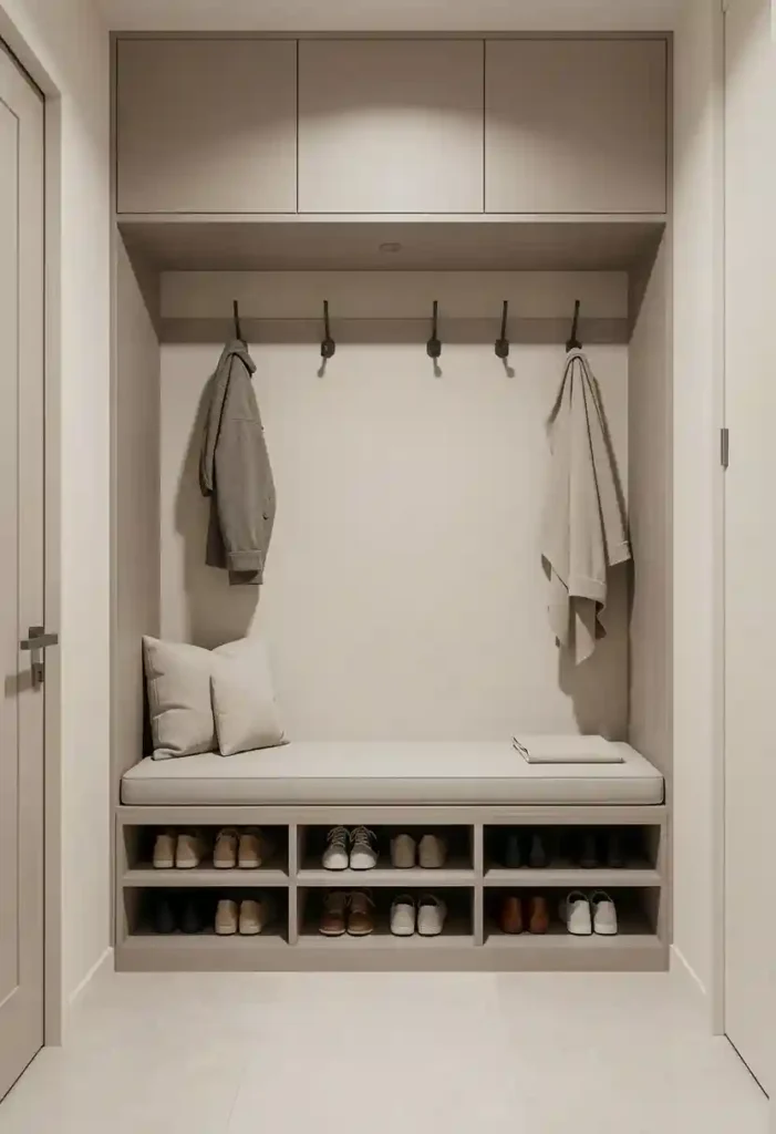 Built-In Entryway Storage