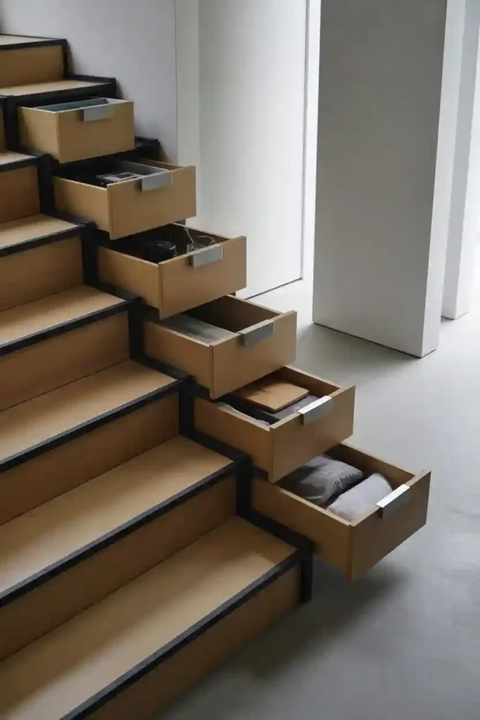 Hidden Storage in Staircases