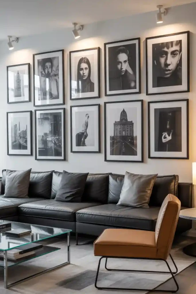 Monochrome Photography Wall Displays