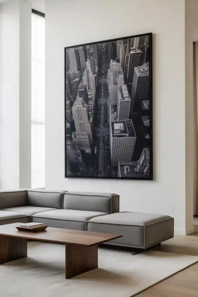 Oversized Framed Photography