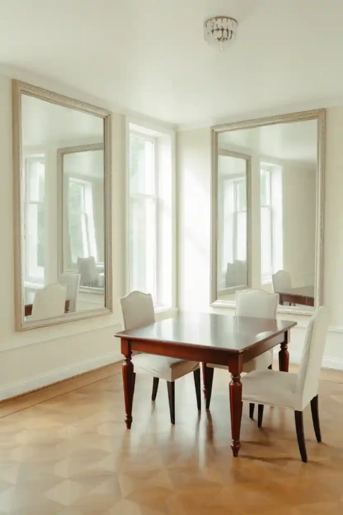 Pair of Matching Mirrors for Symmetry