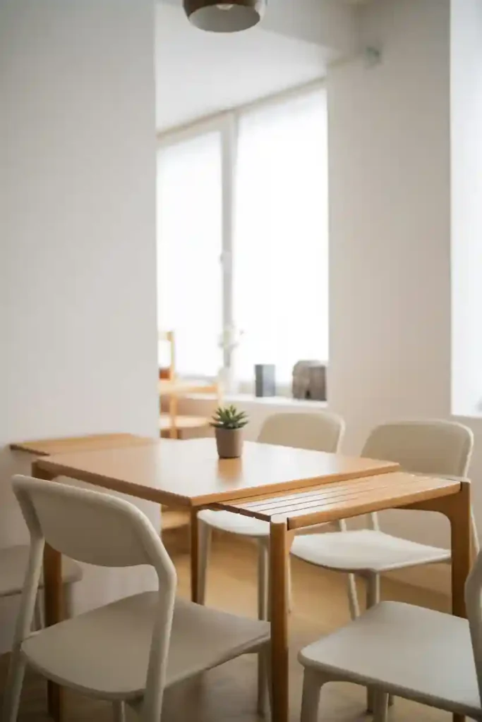 Use Foldable or Stackable Pieces