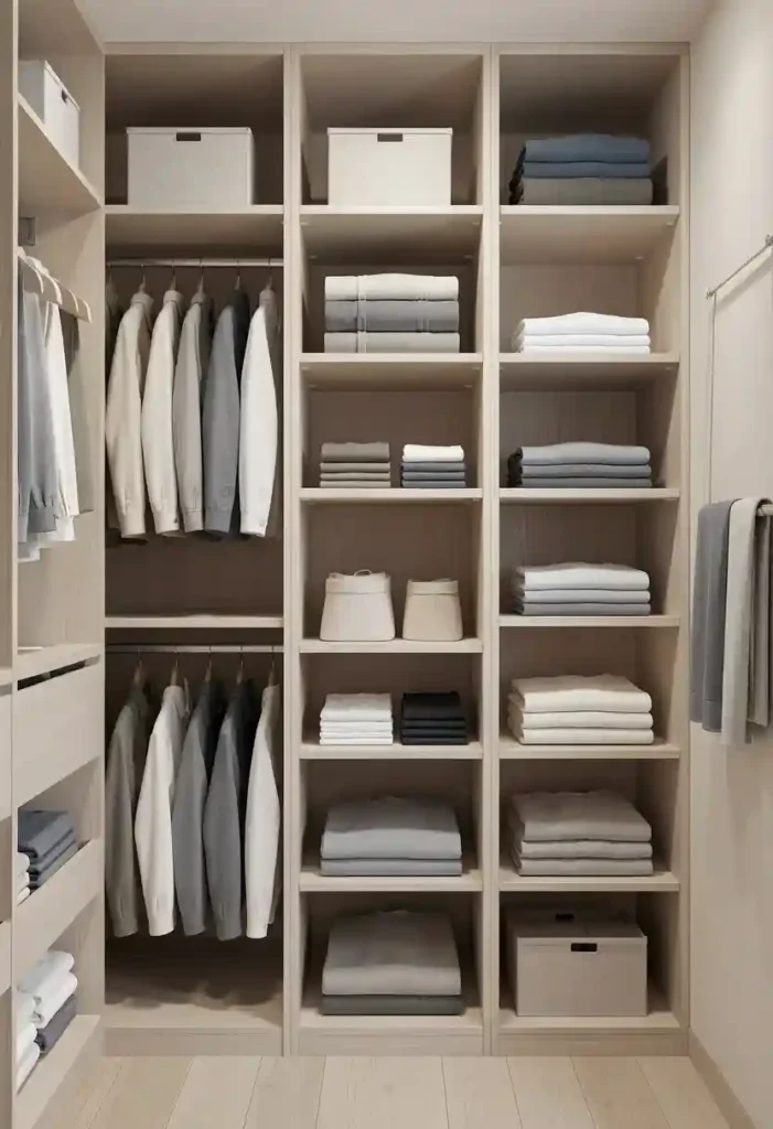 Add Hanging Closet Organizers