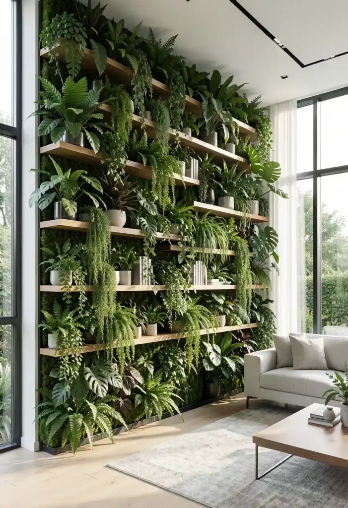 Large Statement Plant Wall