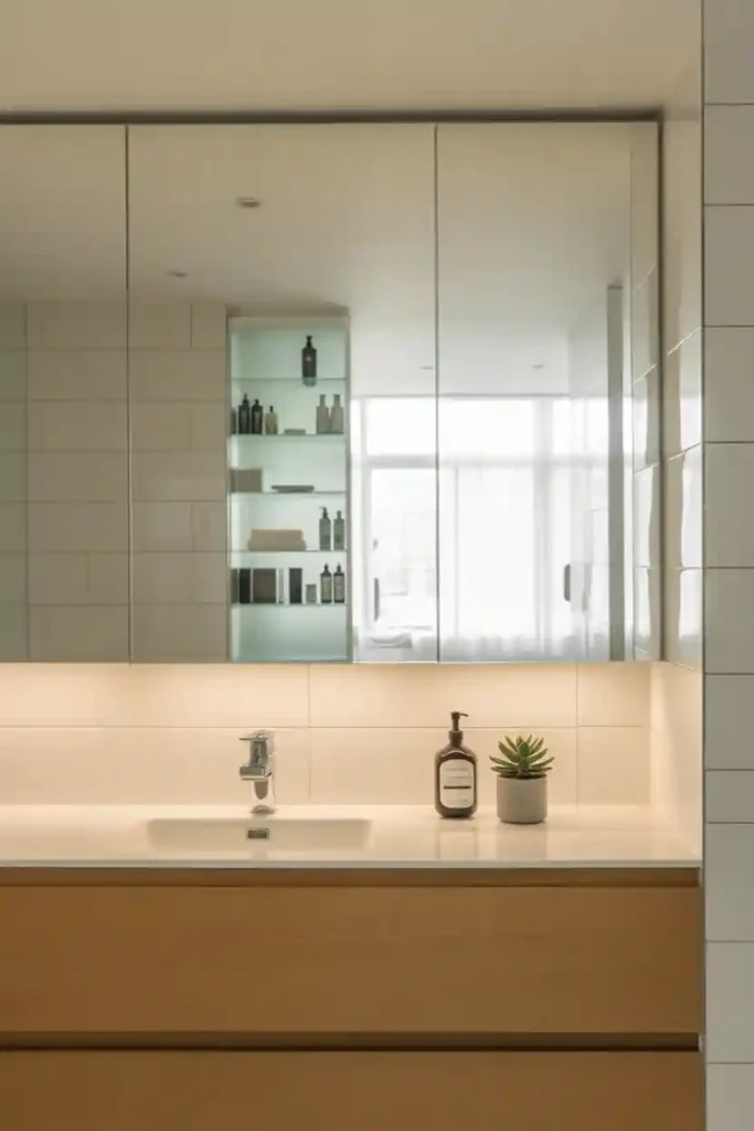. Mirror Cabinets for Dual Functionality