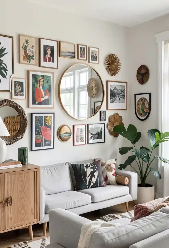 Mixed Media Gallery Wall