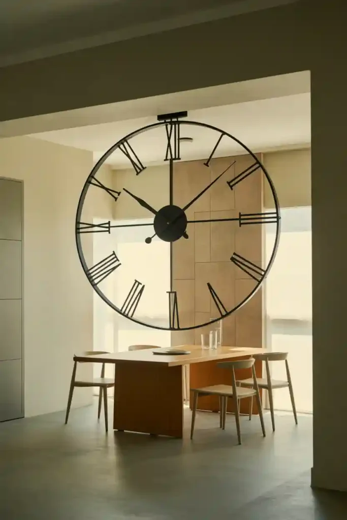 Use Large Wall Clocks