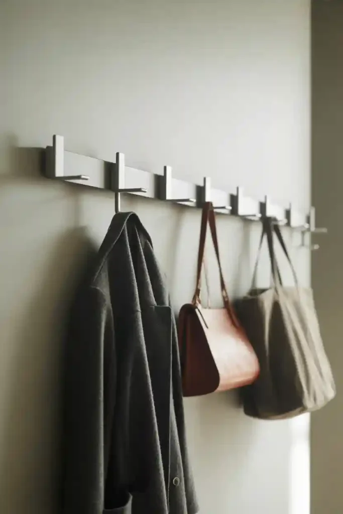 Wall-Mounted Hooks and Rail Systems
