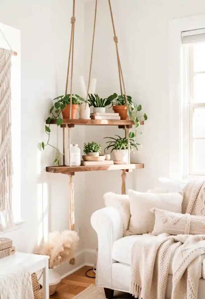  Decorate With Hanging Wall Shelves