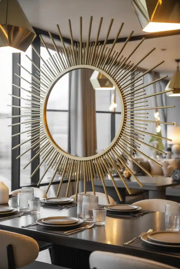 Sunburst Mirror for Dramatic Impact