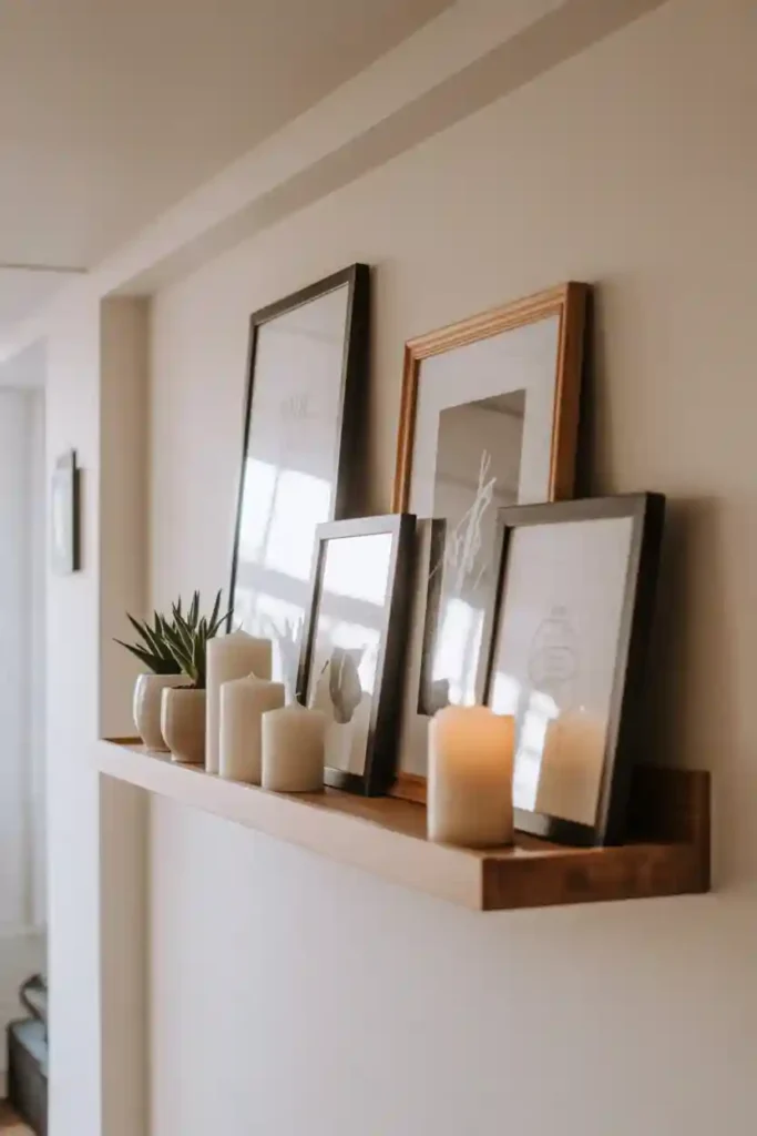 Wall Art Shelf Styling