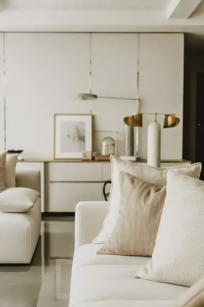 Warm Metallic Accents