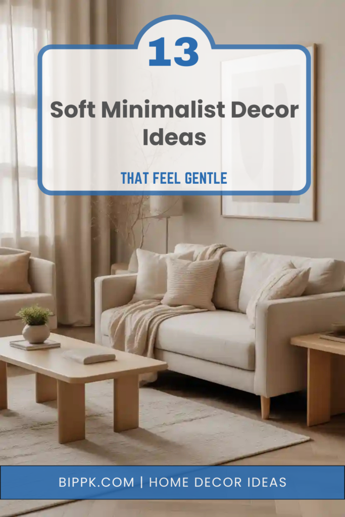 Soft Minimalist Decor Ideas