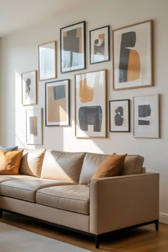 Asymmetrical Art Arrangement For Dynamic Style