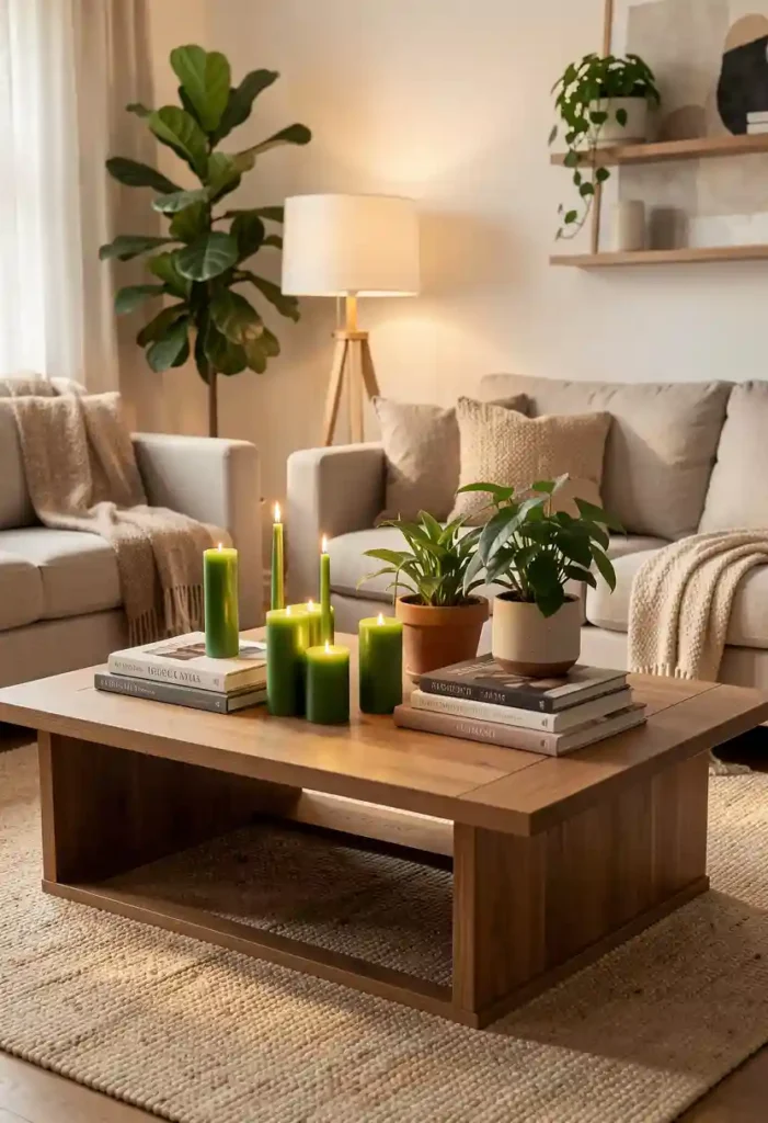  Decorate With Green Candles