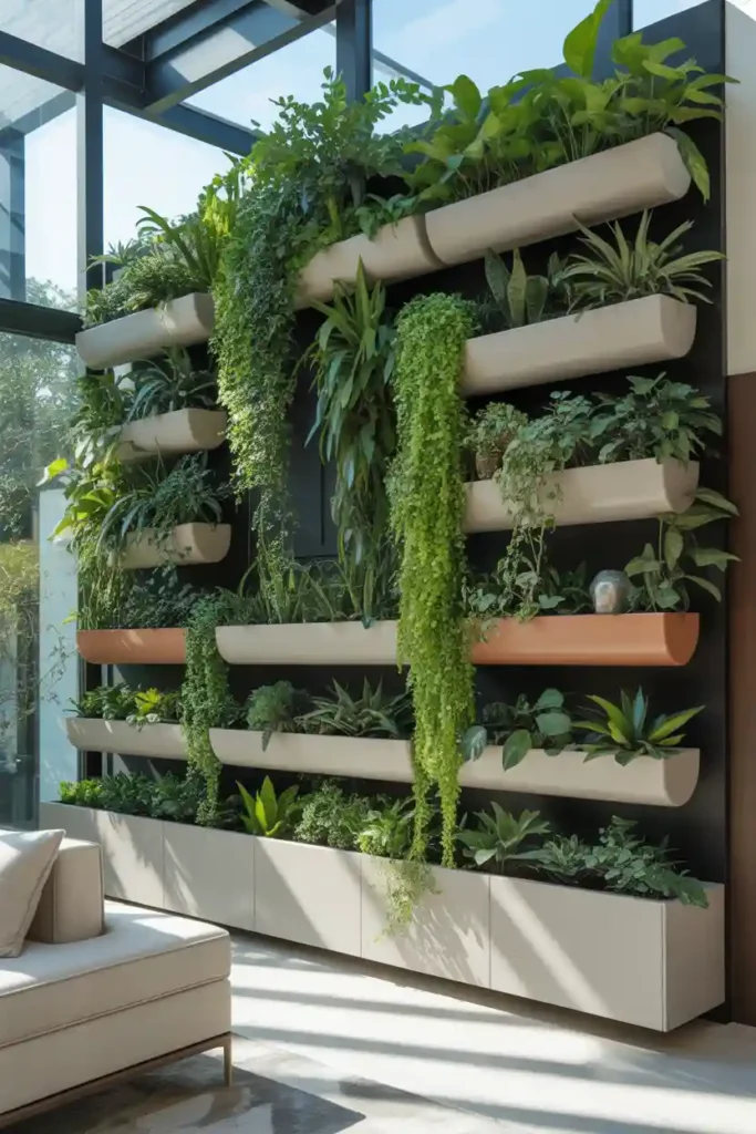 Large Hanging Plant Wall