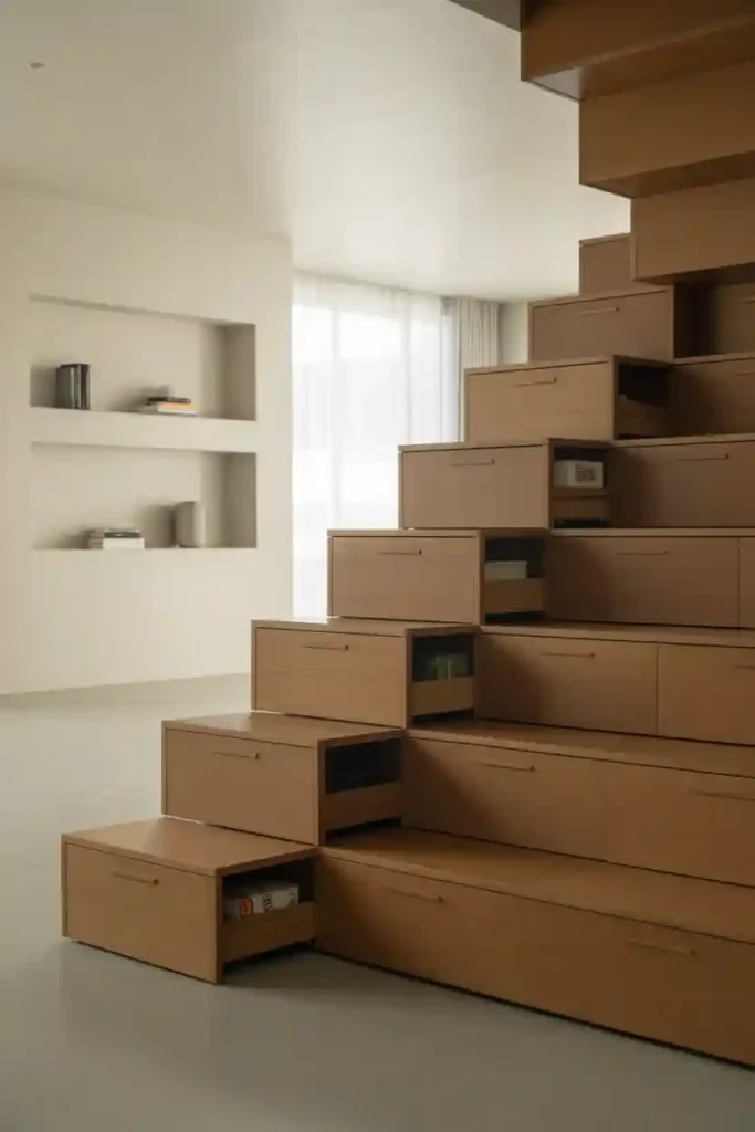  Under-Stair Hidden Storage Drawers