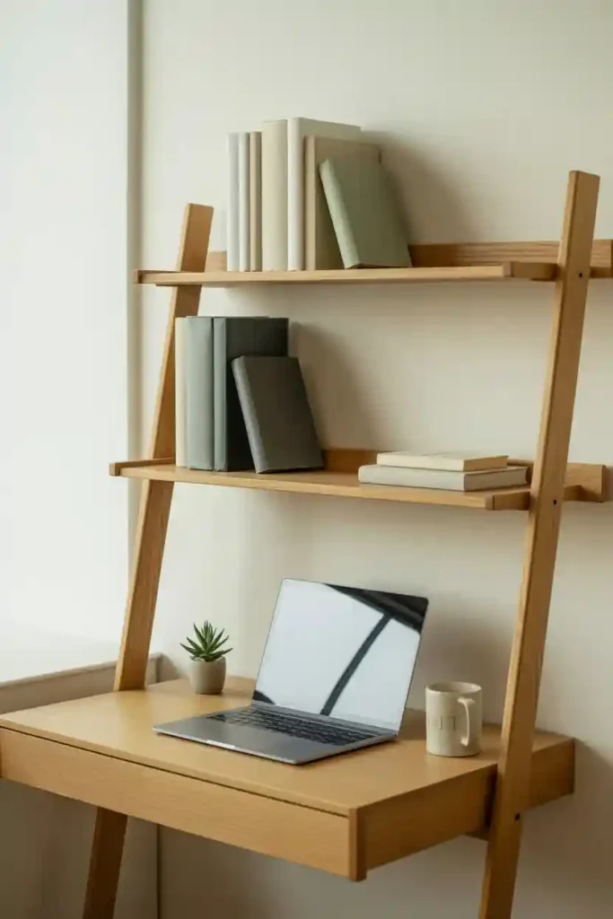  Ladder Desk Shelf Combo