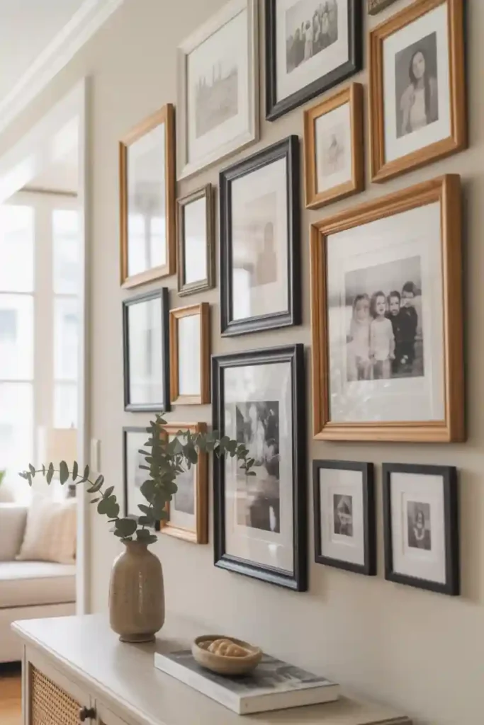 Curated Gallery Wall Display