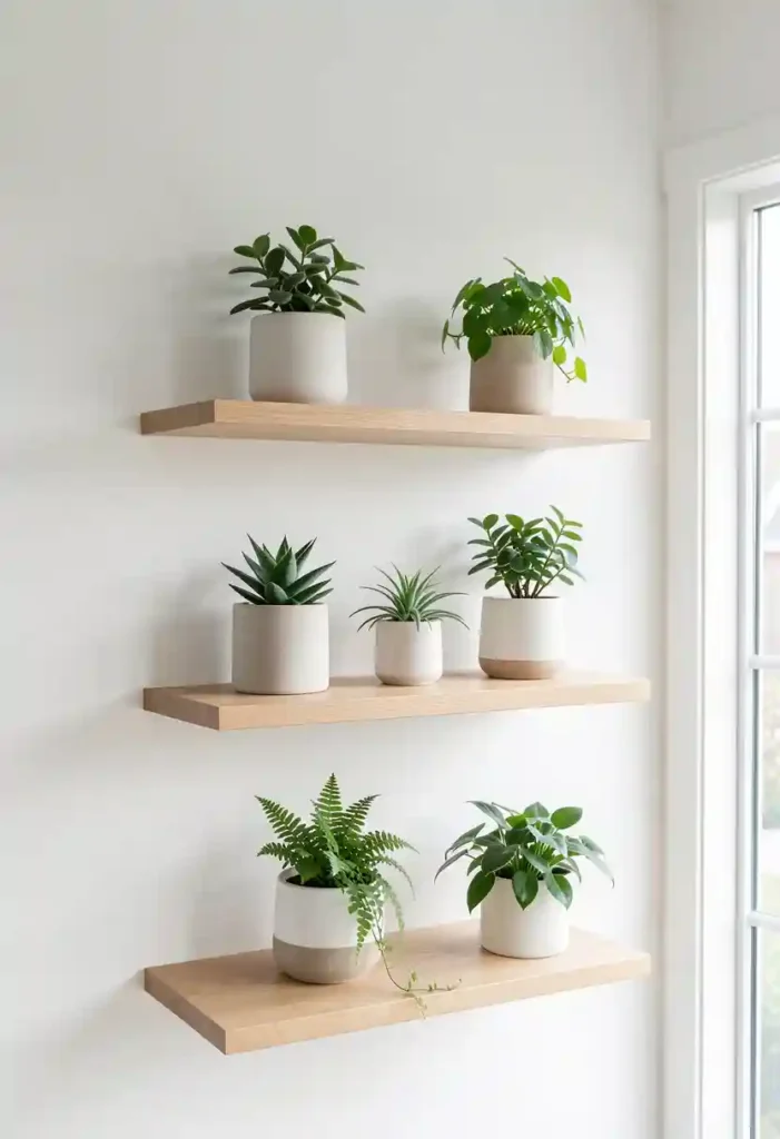 Floating Plant Shelf Display