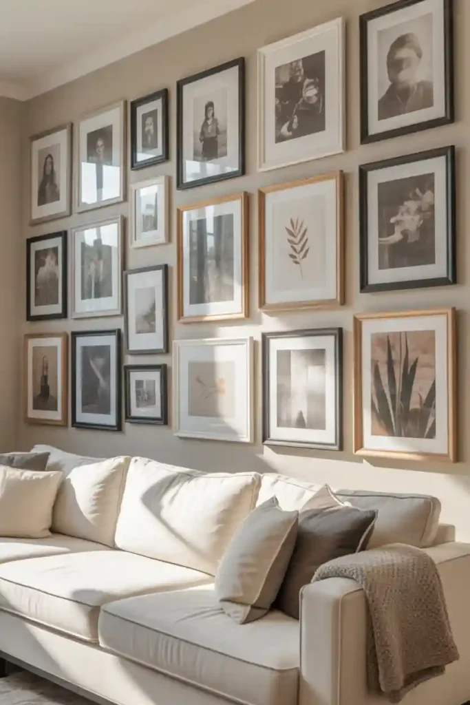 Floor-to-Ceiling Gallery Wall