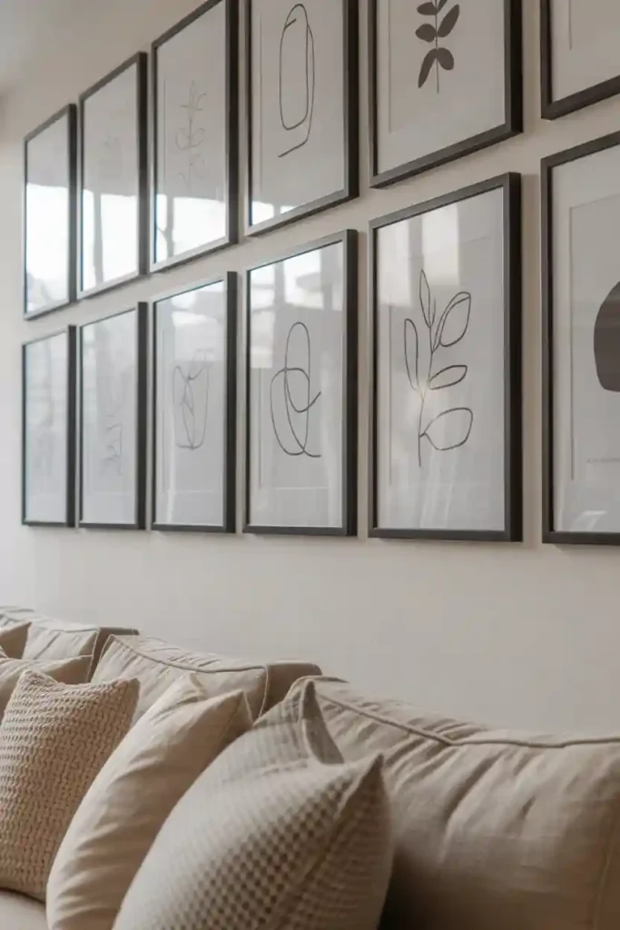  Minimal Black Line Art Series