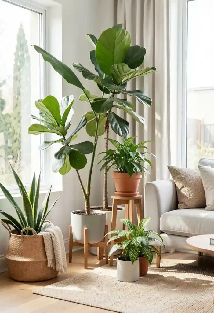 Mix Plant Heights for Visual Balance