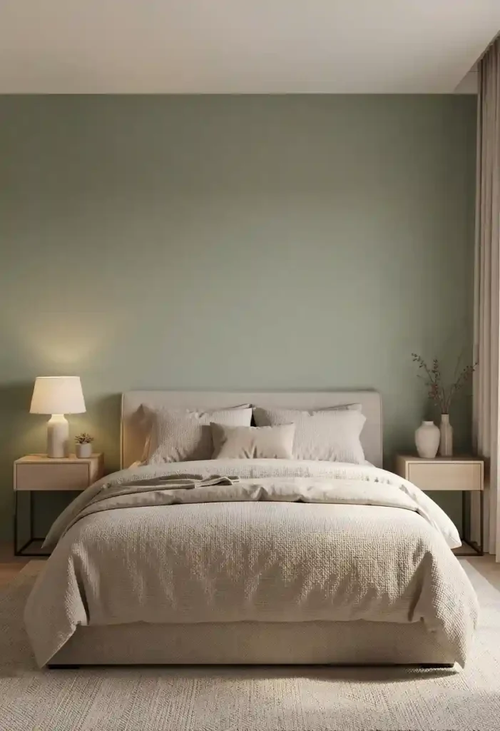 Soft Painted Color Block Wall