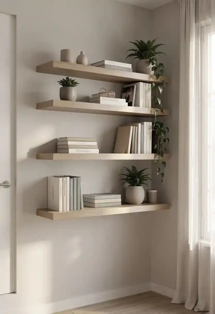 Install Floating Wall Shelves
