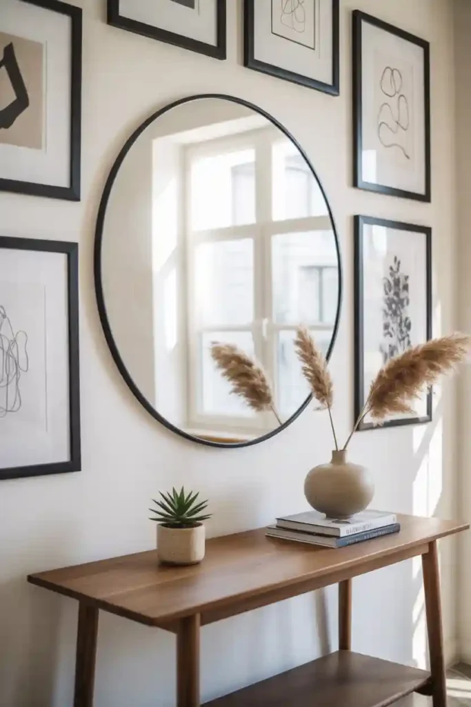 Mirror and Art Combination