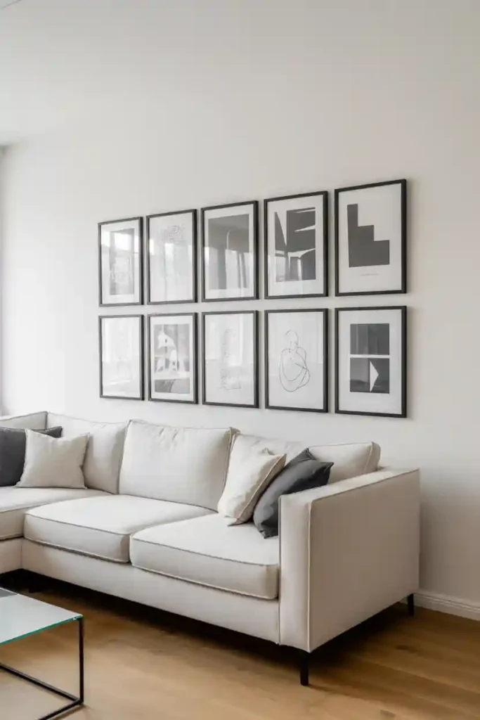  Structured Gallery Wall Grid